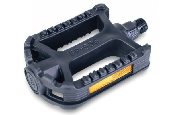 Педали FEIMIN FP-856,105*74мм,моноблок пластик,стальная ось,307гр,черные